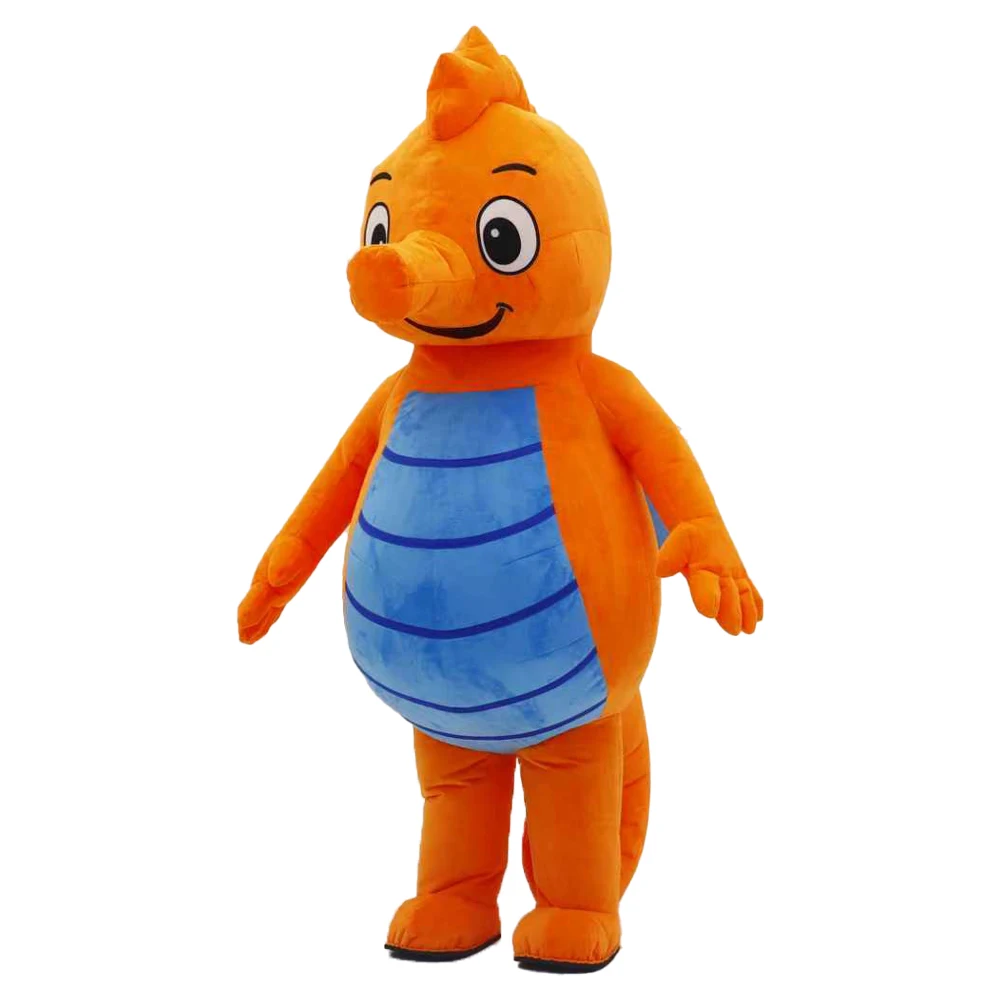 Надувной костюм морского конька из мультфильма, парадный персонаж для взрослых, косплей, Хэллоуин, пляжная вечеринка, плюшевый комплект
Надувной костюм морского конька из мультфильма, парадный персонаж для взрослых, косплей, Хэллоуин, пляжная вечеринка, плюшевый комплект