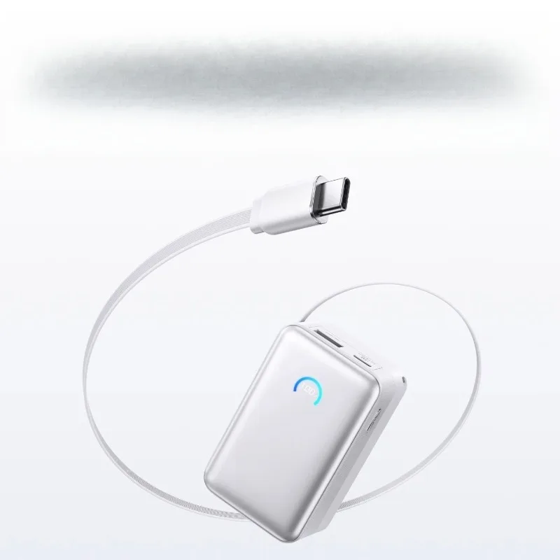 Self-contained telescopic cable, ultra-thin and compact mobile power supply
Self-contained telescopic cable, ultra-thin and compact mobile power supply