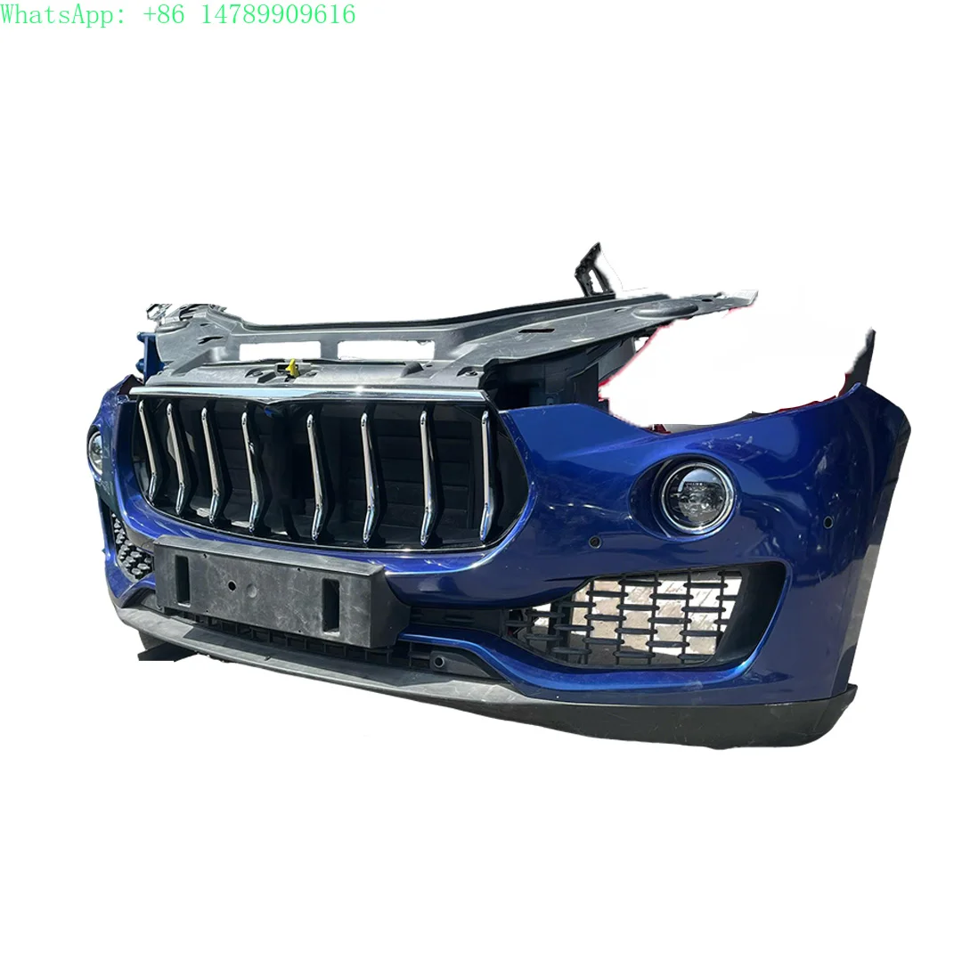 for Levante 2016-2022 Front Bumper Assembly Bodykit Headlights Electronic Fan Bolt-On Replace Upgrade Kit
for Levante 2016-2022 Front Bumper Assembly Bodykit Headlights Electronic Fan Bolt-On Replace Upgrade Kit