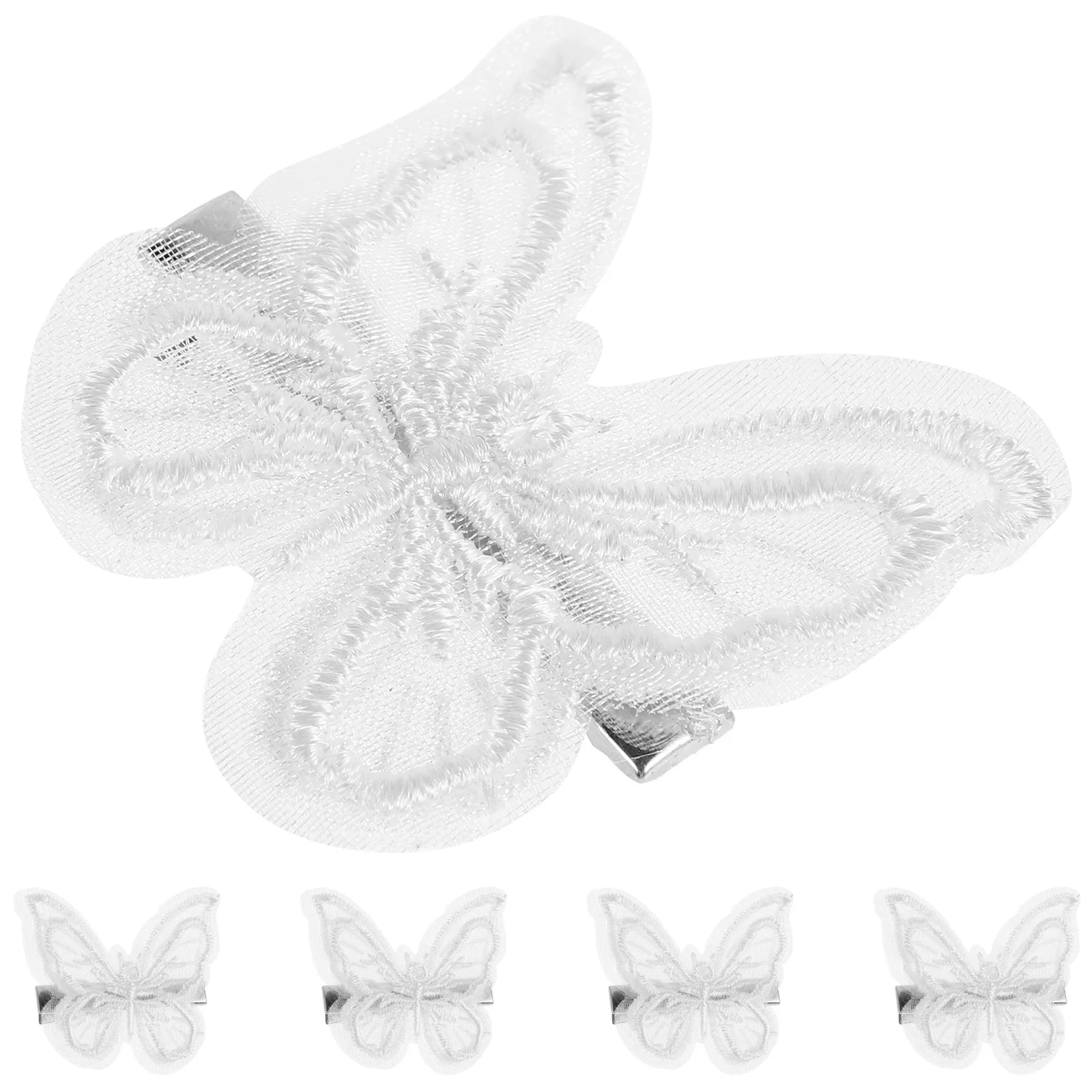 10pcs White Lace Butterfly Hairpin Elegant Women's Hair Clip Fashionable Barrettes for Girls Hair Accessories Bridal Party Decor
10pcs White Lace Butterfly Hairpin Elegant Women's Hair Clip Fashionable Barrettes for Girls Hair Accessories Bridal Party Decor