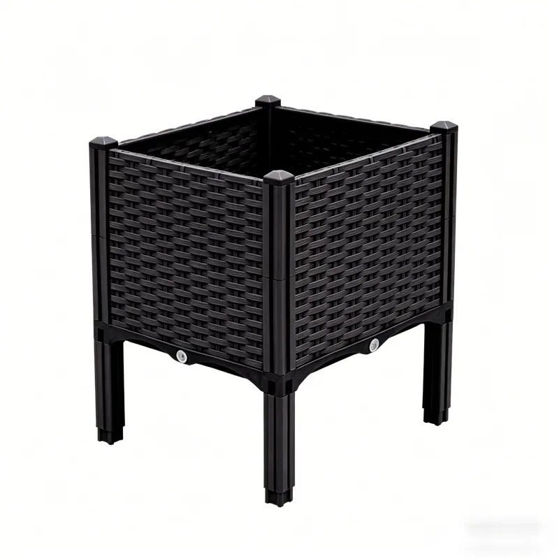 1-Tier Extra Large Raised Garden Planter Box 40x40x52cm Deepened Plastic Vegetable Flower Grow Pot for Balcony And Outdoor Gard
1-Tier Extra Large Raised Garden Planter Box 40x40x52cm Deepened Plastic Vegetable Flower Grow Pot for Balcony And Outdoor Gard
