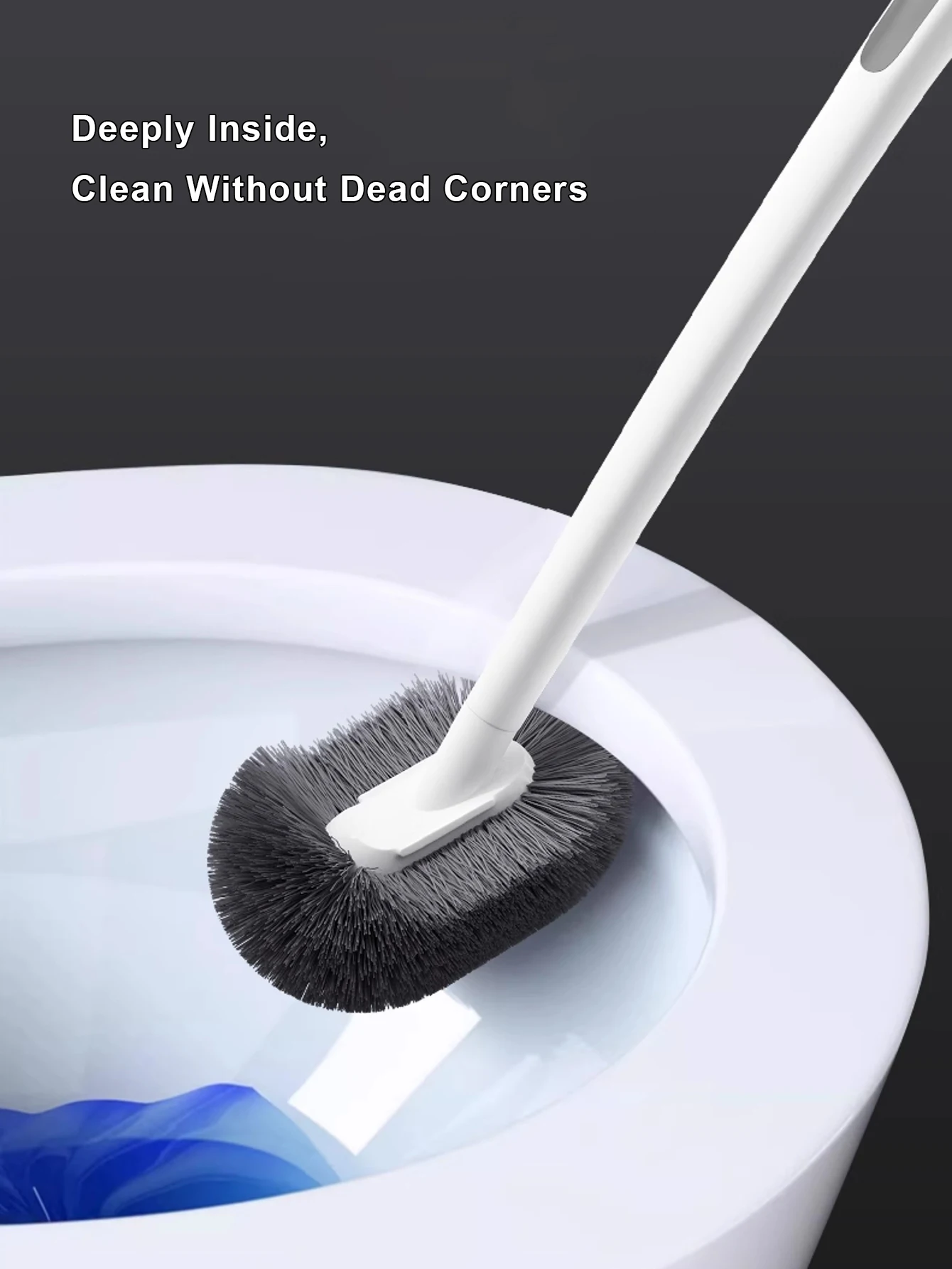 1/2pcs Household Toilet Brush With No Dead Corners, Wall Mounted Long Handle Toilet Special Cleaning Squatting Brush
1/2pcs Household Toilet Brush With No Dead Corners, Wall Mounted Long Handle Toilet Special Cleaning Squatting Brush