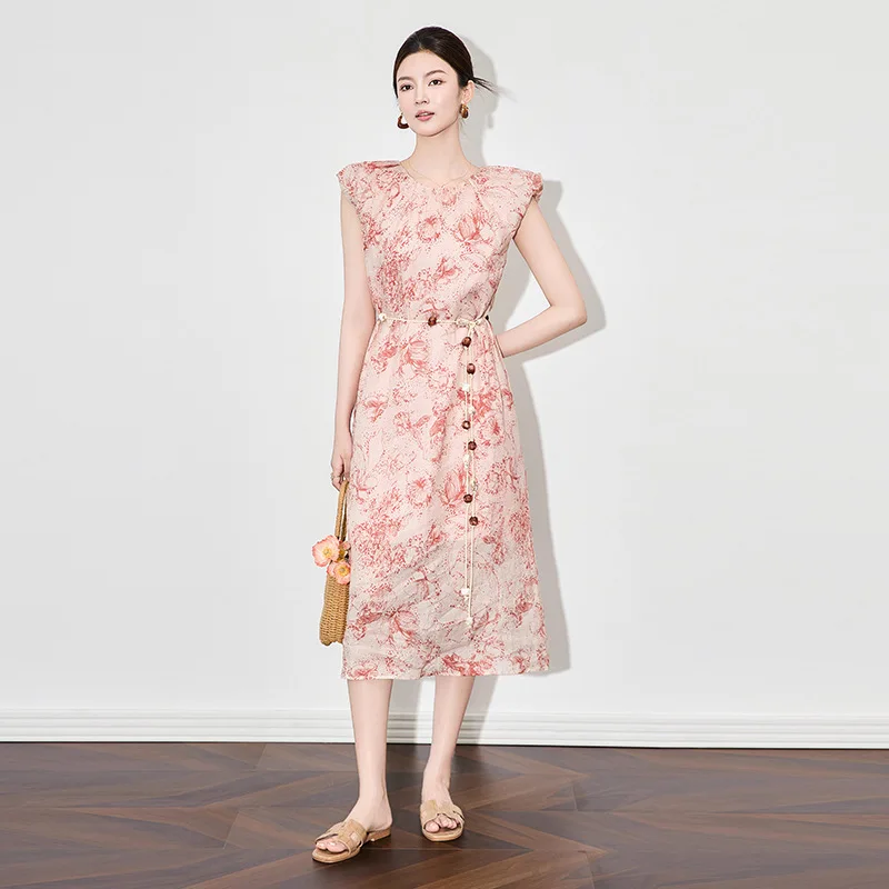 2504710-Shenzhen Nanyou French Style High-End Printed Elegant Waist-Cinching Floral Vacation Long Dress Summer
2504710-Shenzhen Nanyou French Style High-End Printed Elegant Waist-Cinching Floral Vacation Long Dress Summer