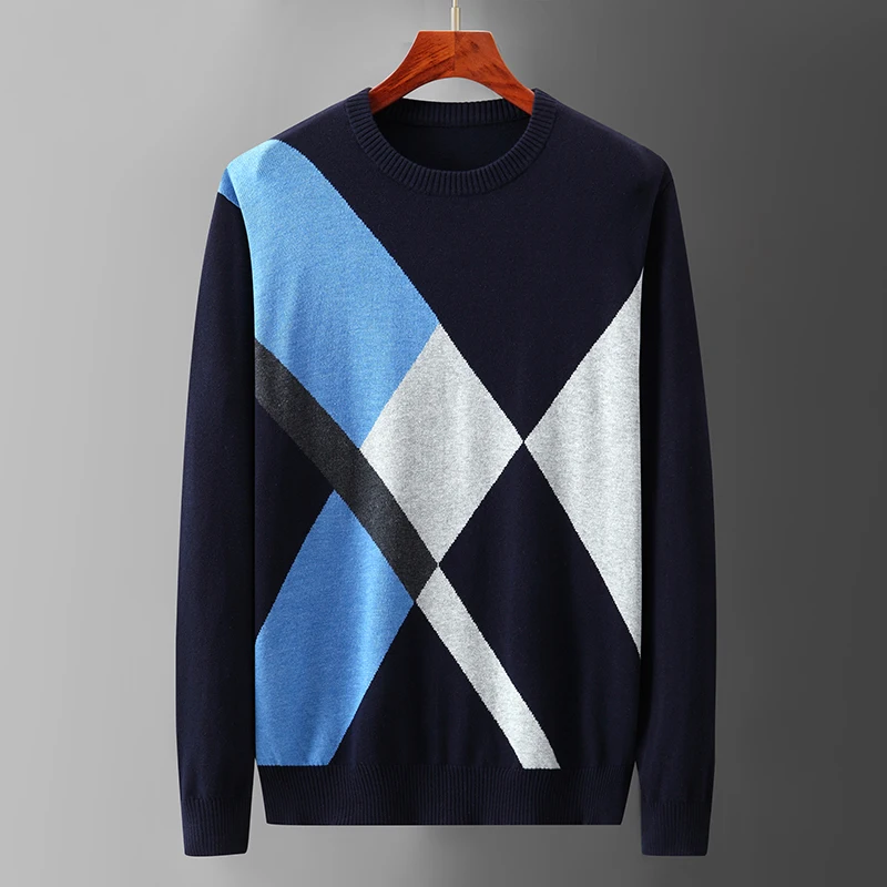 100% Cotton Plaid Pull Pullovers Sweater Male knitwear Thin Korea Clothing Christmas Knitted Pullovers Men Sweater Tops
100% Cotton Plaid Pull Pullovers Sweater Male knitwear Thin Korea Clothing Christmas Knitted Pullovers Men Sweater Tops