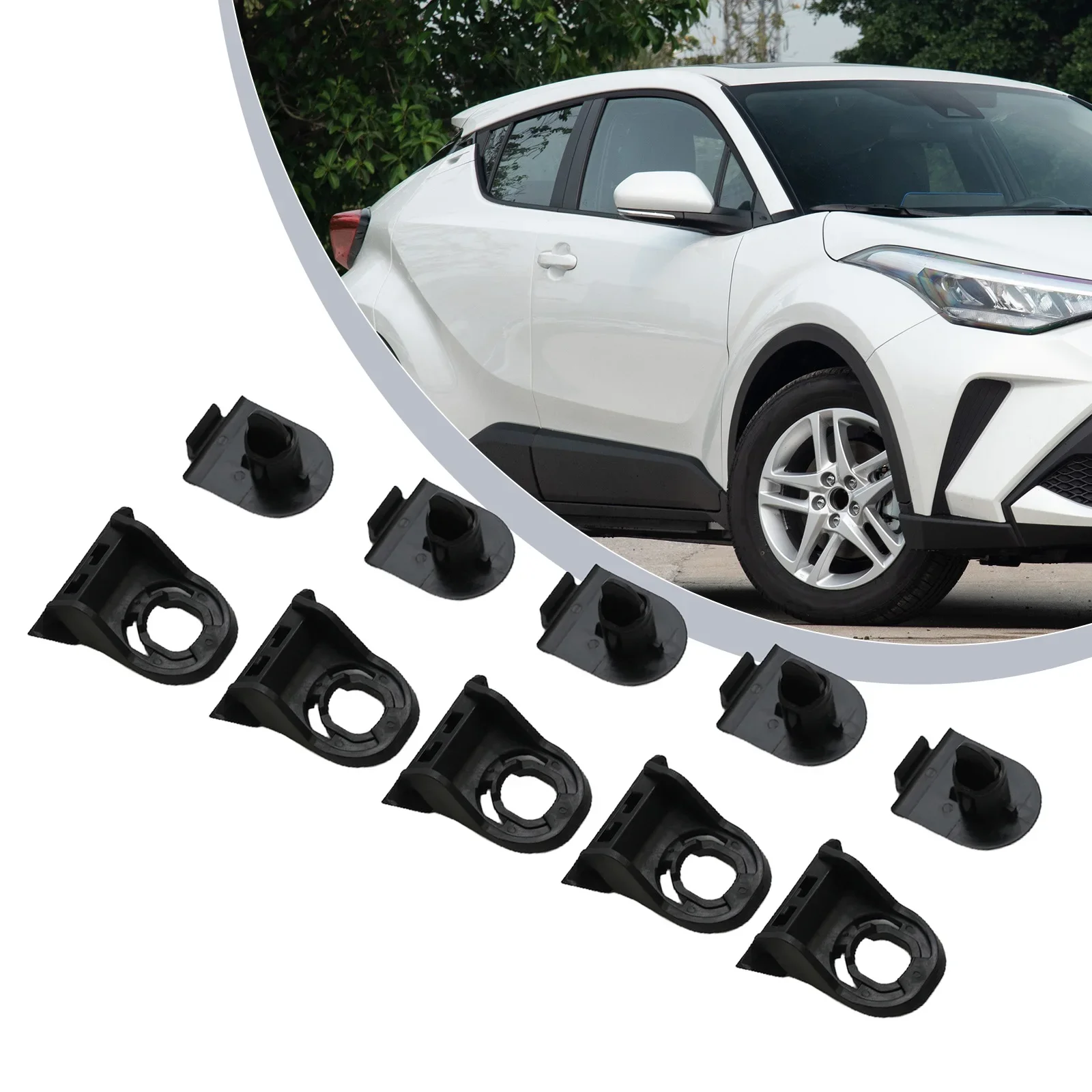 5Pcs Car Front Bumper Mudguard Liner And Pin Hold For Toyota-Camry For Corolla 2018-2021 Plastic Black Clip Car Supplies
5Pcs Car Front Bumper Mudguard Liner And Pin Hold For Toyota-Camry For Corolla 2018-2021 Plastic Black Clip Car Supplies