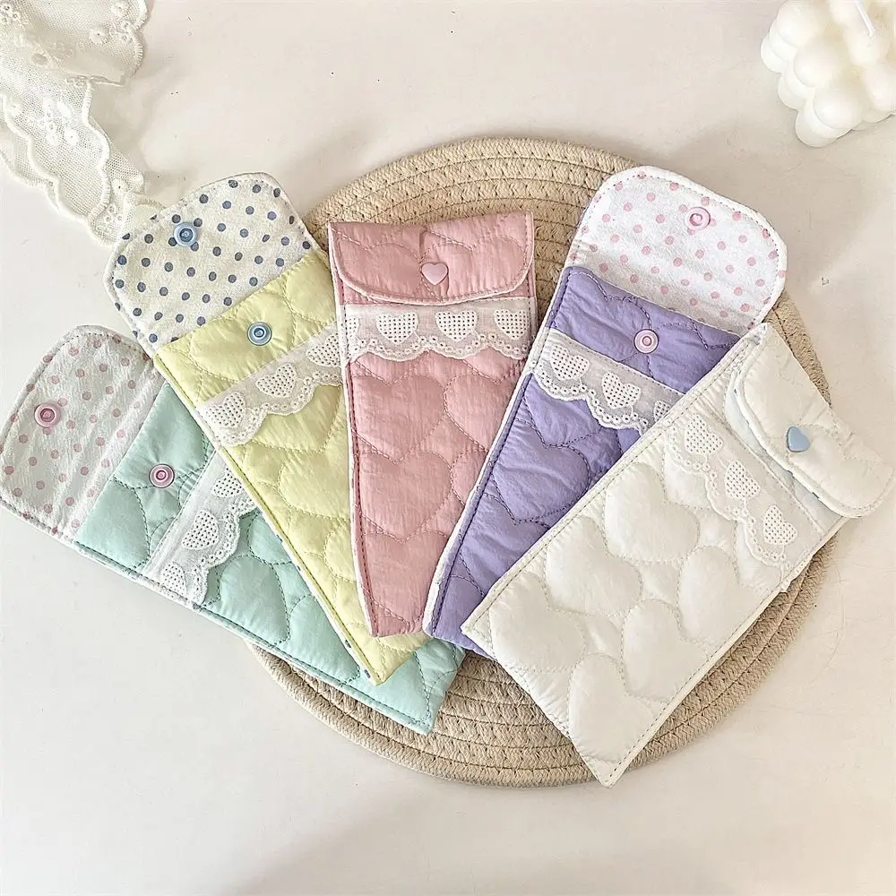 Korean Style Cotton Glasses Storage Bag Lace Heart Multi-Functional Lovely Eyeglasses Case Candy Color Sweet Lipstick Bag
Korean Style Cotton Glasses Storage Bag Lace Heart Multi-Functional Lovely Eyeglasses Case Candy Color Sweet Lipstick Bag