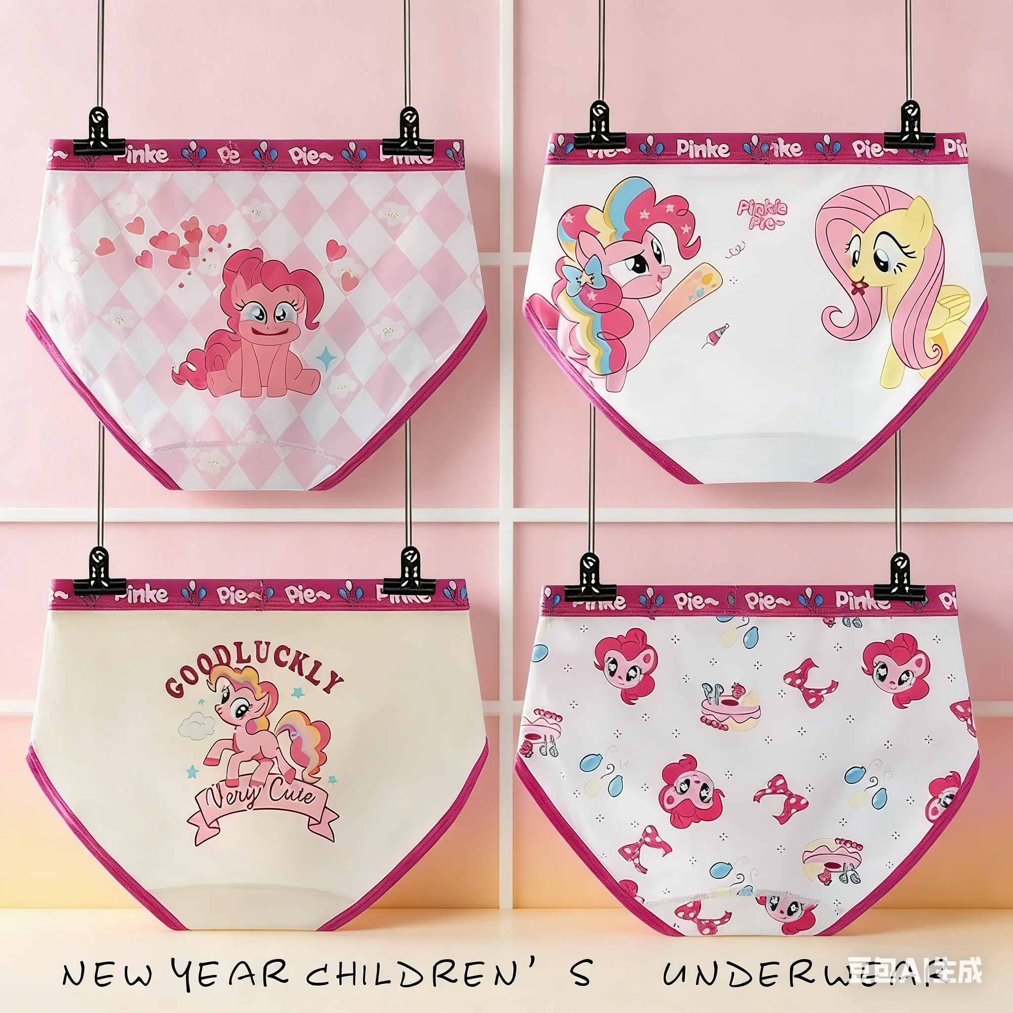 My Magical Little Ponys Twilight Sparkle Fluttershy Rainbow Dash Children's Underwear Kawaii Girls Breathable Boxer Briefs 4pcs
My Magical Little Ponys Twilight Sparkle Fluttershy Rainbow Dash Children's Underwear Kawaii Girls Breathable Boxer Briefs 4pcs
