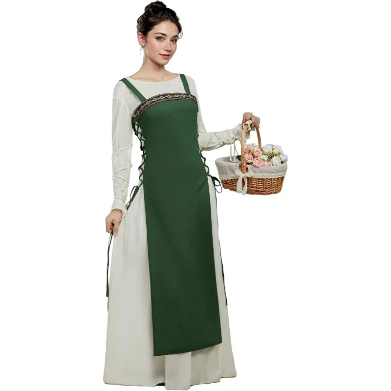 ❤️❤️❤️miccostumes Women's Viking Apron Medieval Strappy Over Dress with Belt❤️⭐️❤️
❤️❤️❤️miccostumes Women's Viking Apron Medieval Strappy Over Dress with Belt❤️⭐️❤️