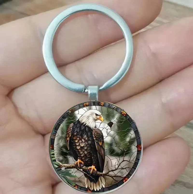 Zinc Alloy Eagle Keychain - Ideal choice for vintage style pendant, anniversary, Halloween, Christmas, Thanksgiving holiday gift
Zinc Alloy Eagle Keychain - Ideal choice for vintage style pendant, anniversary, Halloween, Christmas, Thanksgiving holiday gift