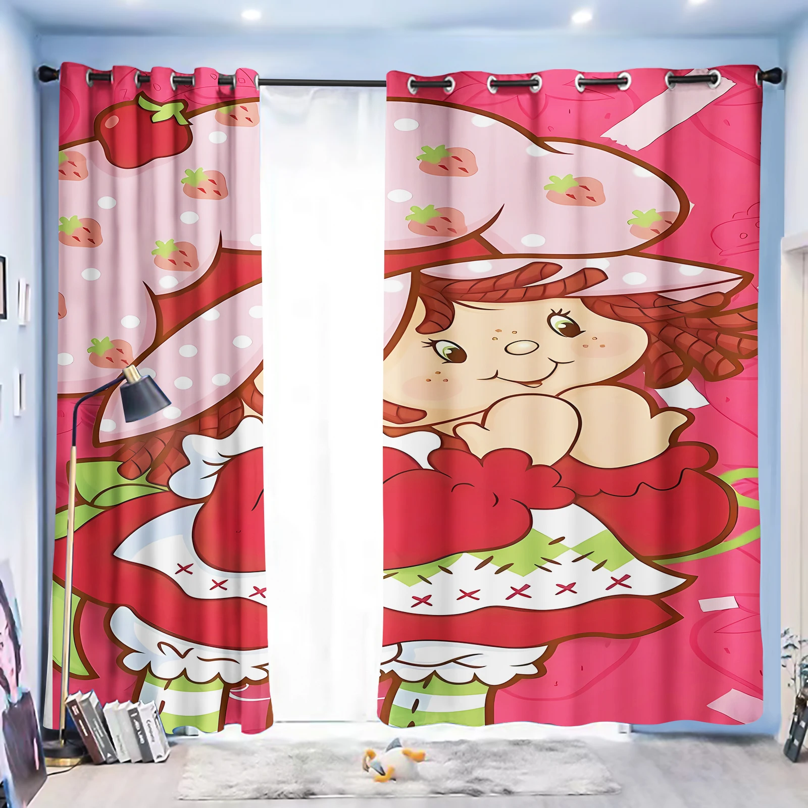 Strawberry Girls Cartoon Curtain Cute Home Style Decoration Polyester Window Blackout Children Bedroom Living Room
Strawberry Girls Cartoon Curtain Cute Home Style Decoration Polyester Window Blackout Children Bedroom Living Room
