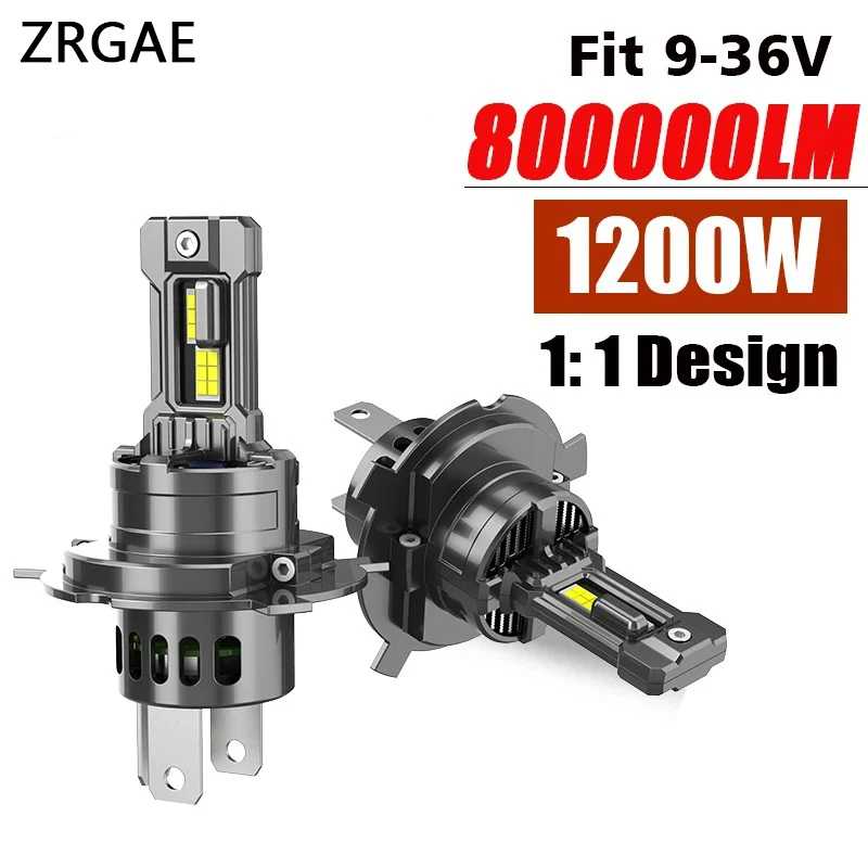 ZRGAE H4 LED Headlight Bulbs 9003 H1 H7 H11 800000LM Canbus 9005 HB3 9006 HB4 Auto Light Turbo Led Diode Lamp Car 6000K 12V 24V
ZRGAE H4 LED Headlight Bulbs 9003 H1 H7 H11 800000LM Canbus 9005 HB3 9006 HB4 Auto Light Turbo Led Diode Lamp Car 6000K 12V 24V