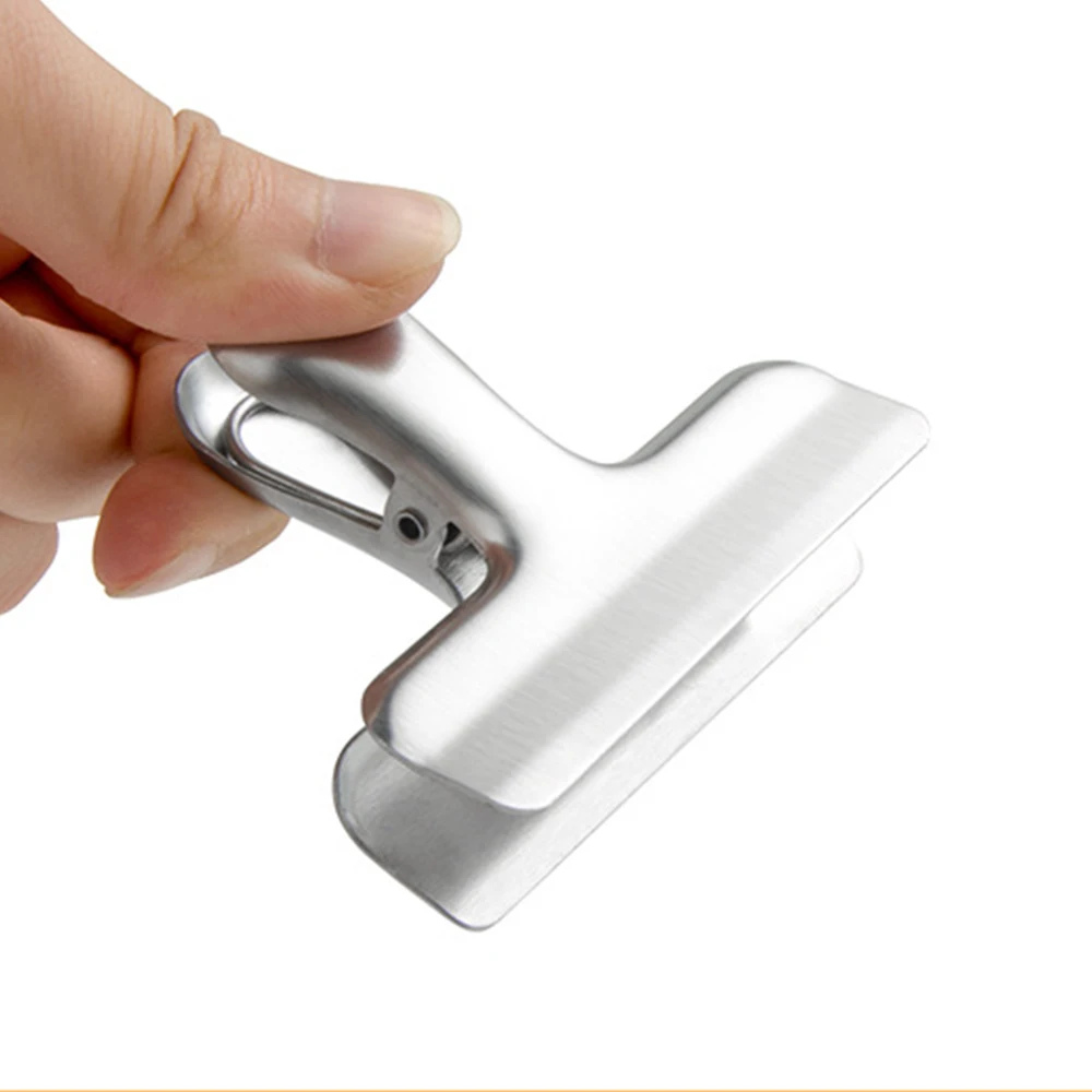 10pcs Stainless Steel Sealing Clips Food Snack Kitchen Storage Wide Chip Bag Portable Smooth Edged Sealer Clamp Accessories
10pcs Stainless Steel Sealing Clips Food Snack Kitchen Storage Wide Chip Bag Portable Smooth Edged Sealer Clamp Accessories