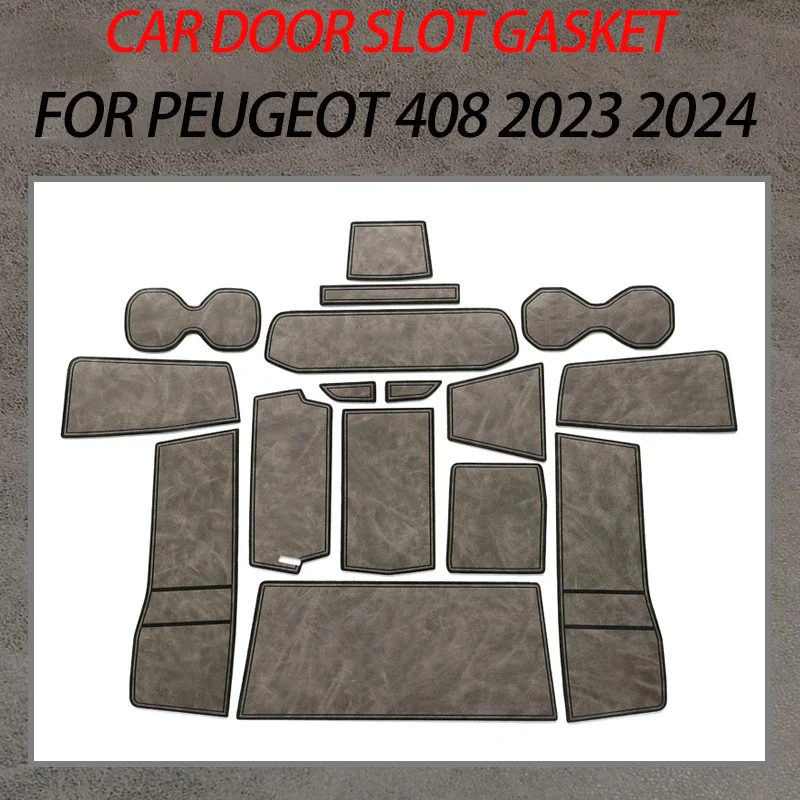 For Peugeot 408 2023 2024 Leather door slot pad modification accessories automotive interior decoration products water cup pad
For Peugeot 408 2023 2024 Leather door slot pad modification accessories automotive interior decoration products water cup pad