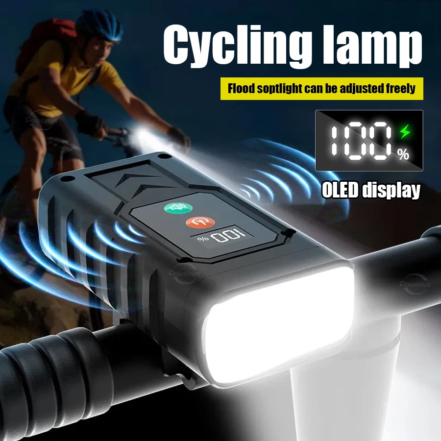 Bicycle Lights Rechargeable Mountain Bikes High-Bright Waterproof Lamp Front Light And Horn Combo Two-In-One Night Riding Lights
Bicycle Lights Rechargeable Mountain Bikes High-Bright Waterproof Lamp Front Light And Horn Combo Two-In-One Night Riding Lights