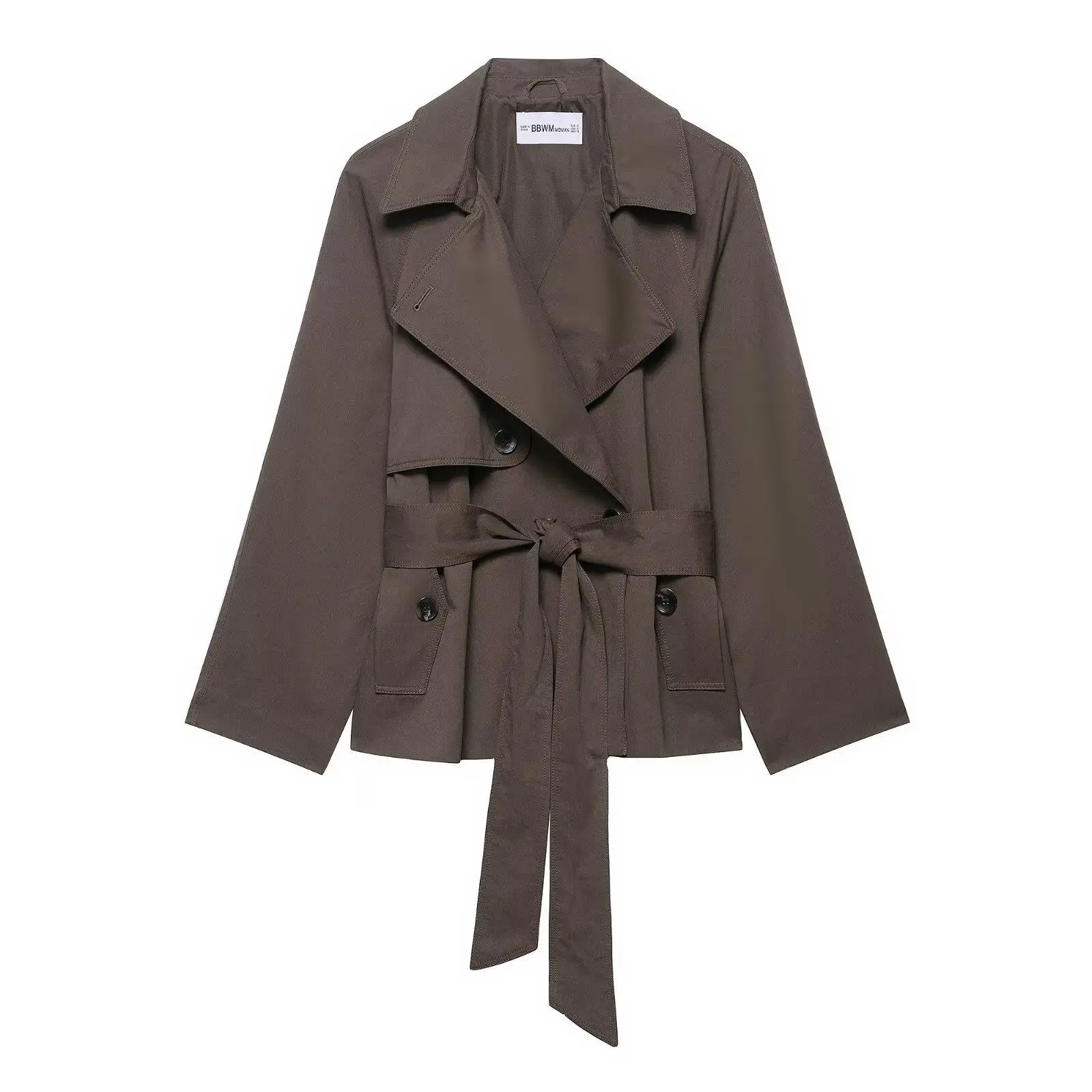 Fashionable Long Sleeve Short Windbreaker Women's Clothing Waist-Cinching Cross-Border Style Regular Denim Fabric Light Weight
Fashionable Long Sleeve Short Windbreaker Women's Clothing Waist-Cinching Cross-Border Style Regular Denim Fabric Light Weight