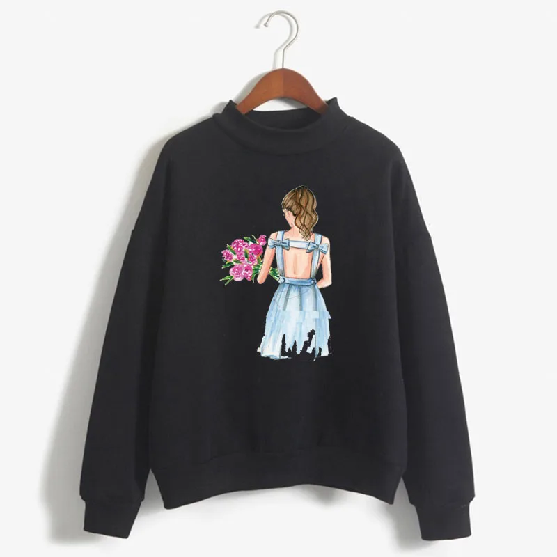 Fashion girl Print Women Sweatshirt Sweet Korean O-neck Knitted Pullover Thick Autumn Winter Candy Color Lady Clothing
Fashion girl Print Women Sweatshirt Sweet Korean O-neck Knitted Pullover Thick Autumn Winter Candy Color Lady Clothing