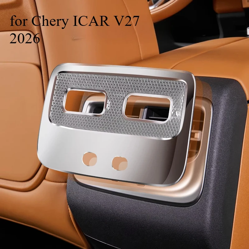 Rear AC Vent Cover for Chery ICAR V27 2026 | Dust-Proof Air Outlet Protector | Carbon Fiber Style Interior Trim Accessories
Rear AC Vent Cover for Chery ICAR V27 2026 | Dust-Proof Air Outlet Protector | Carbon Fiber Style Interior Trim Accessories