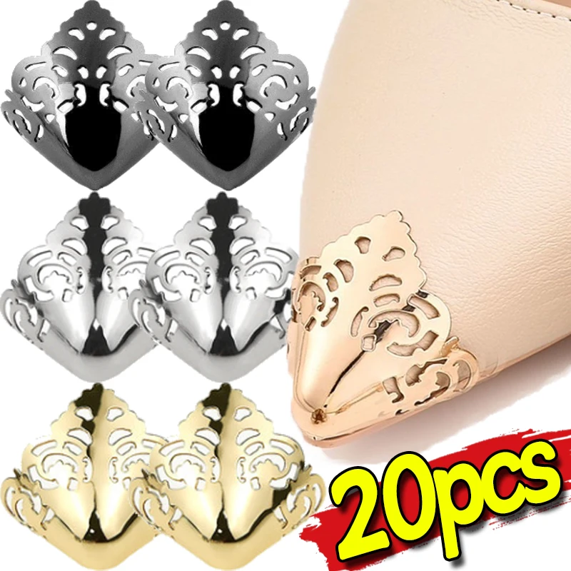 High Heel Metal Toe Cap Wear and Tear Concealer Anti-kicking Leather Shoes Toe Protection Women Flat Shoe Tips Cap Accessorices
High Heel Metal Toe Cap Wear and Tear Concealer Anti-kicking Leather Shoes Toe Protection Women Flat Shoe Tips Cap Accessorices