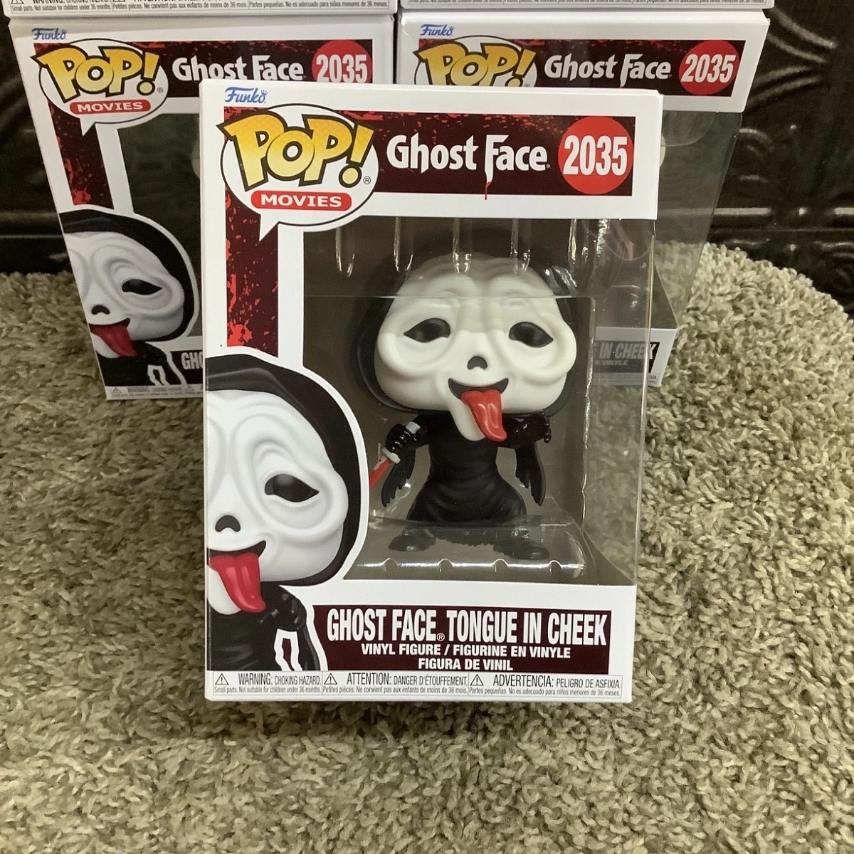 Horror Movie Scream Ghost Face Tongue in Cheek Figure Funko Pop#2035 Official Licensed Limited Edition Statue Gift Toys for Fans
Horror Movie Scream Ghost Face Tongue in Cheek Figure Funko Pop#2035 Official Licensed Limited Edition Statue Gift Toys for Fans