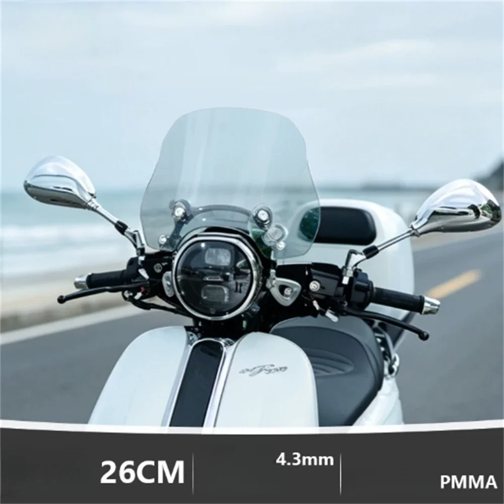For Honda NWF150 Standard/Intelligent/Pro HD Modified Transparent Front Windshield Rainproof Glass F150 Windshield Accessories
For Honda NWF150 Standard/Intelligent/Pro HD Modified Transparent Front Windshield Rainproof Glass F150 Windshield Accessories