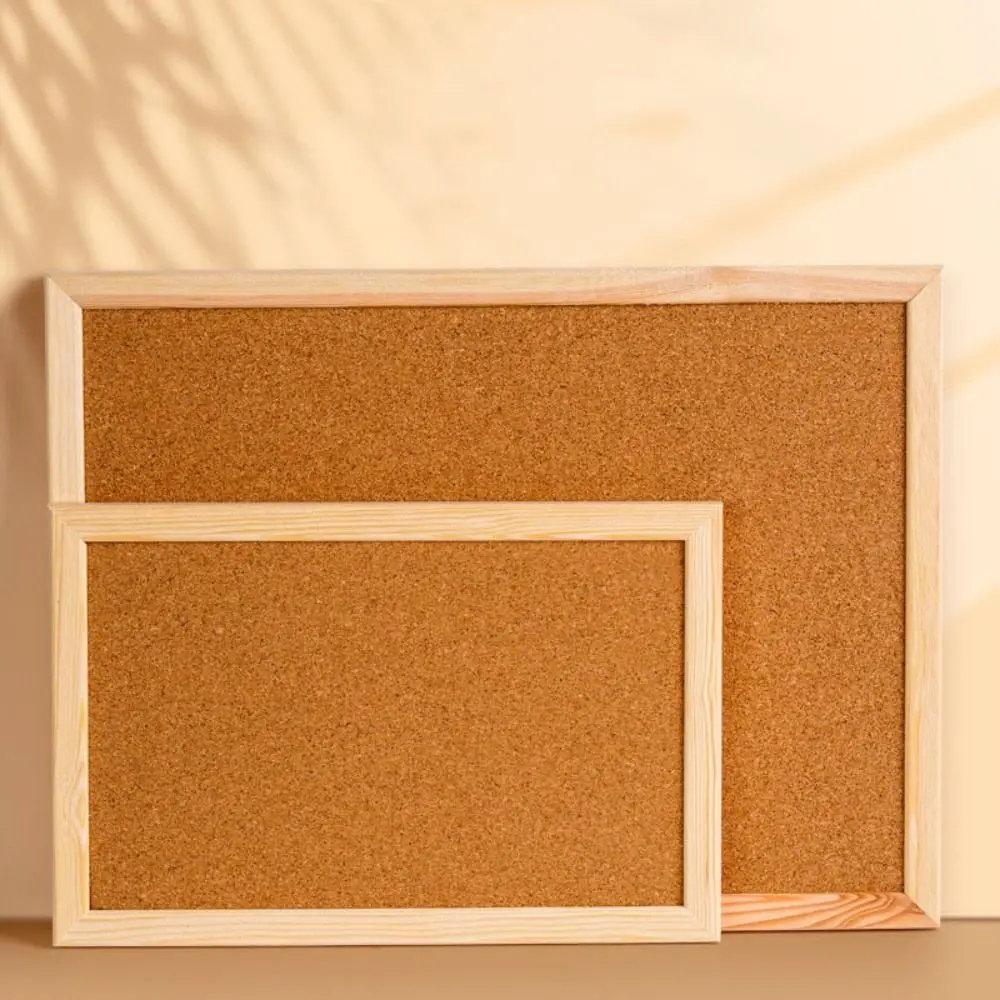Practical Double-sided Cork Notice Board Wall Hanging Thickened Photo Display Board DIY Memo Board Office
Practical Double-sided Cork Notice Board Wall Hanging Thickened Photo Display Board DIY Memo Board Office