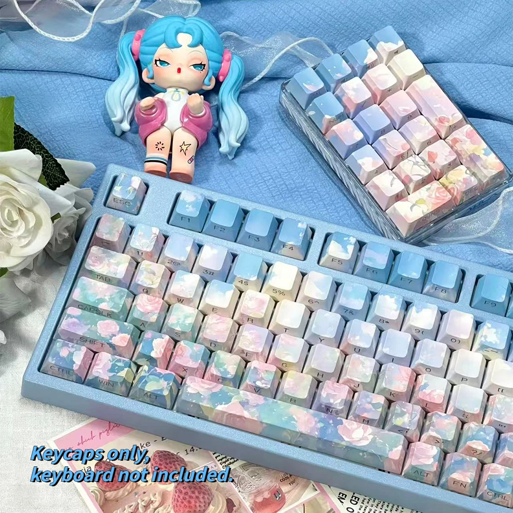 Новые кейкапы New Rose Garden, 120 клавиш, с боковой гравировкой и подсветкой, профиль CHERRY, PBT Double Shot, 5-слойная сублимация, прочные, маслостойкие, стильные
Новые кейкапы New Rose Garden, 120 клавиш, с боковой гравировкой и подсветкой, профиль CHERRY, PBT Double Shot, 5-слойная сублимация, прочные, маслостойкие, стильные