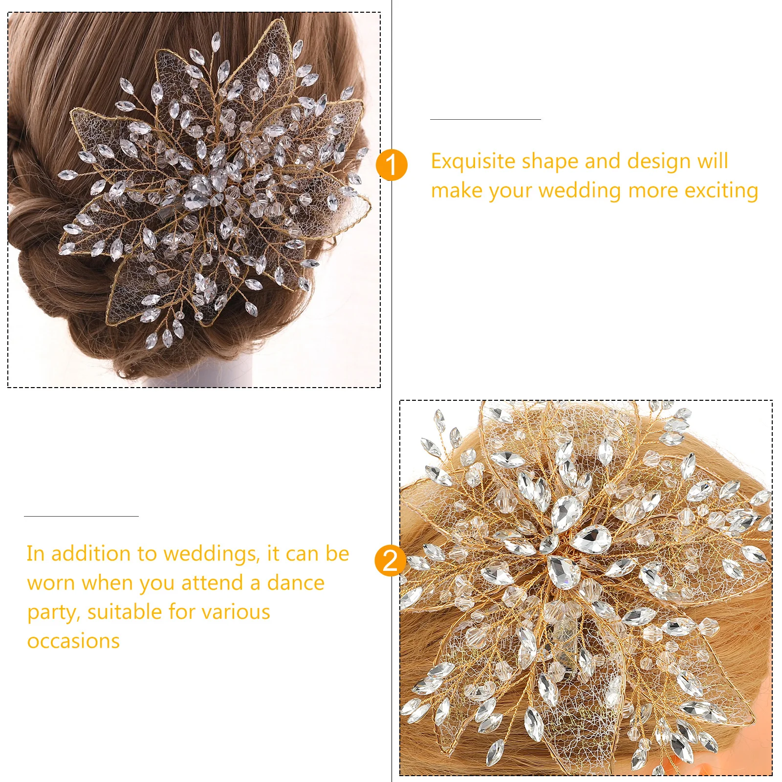 Заколка для волос со стразами, элегантные свадебные аксессуары для подружек невесты, вечерние украшения для выпускного вечера, прическа, женская заколка для волос 
Заколка для волос со стразами, элегантные свадебные аксессуары для подружек невесты, вечерние украшения для выпускного вечера, прическа, женская заколка для волос