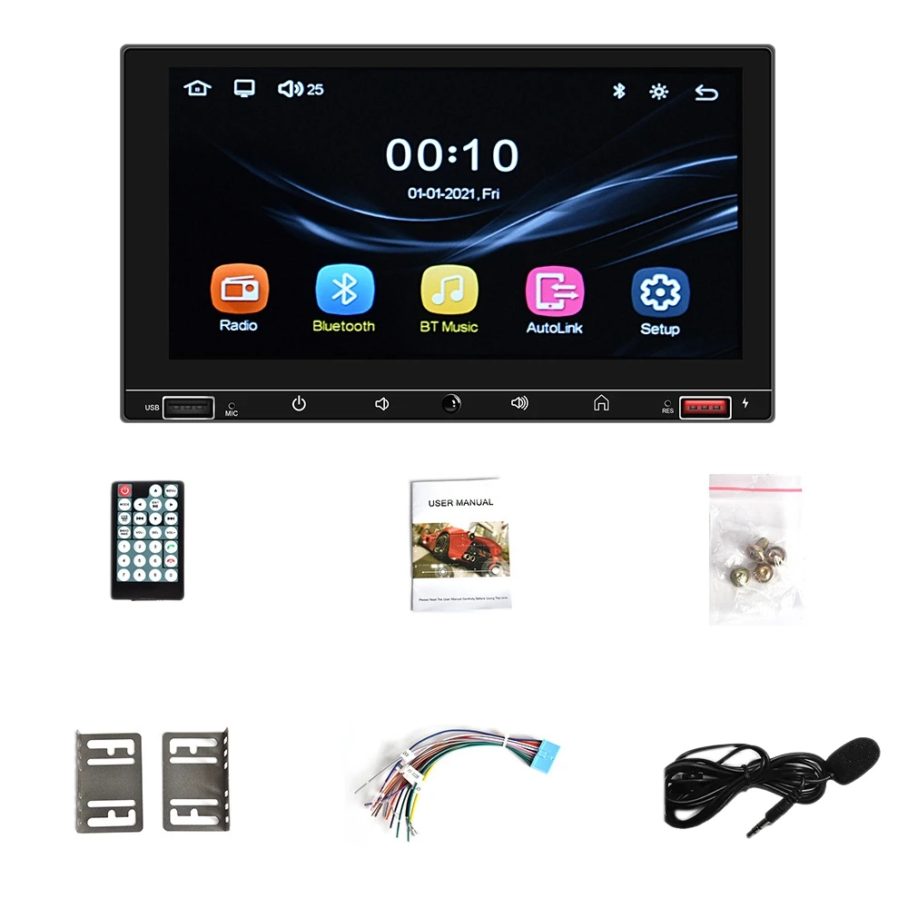 7 inch Universal Car Radio 2 Din Carplay Android Auto for-Nissan Toyota MP5 Player Multimedia Player
7 inch Universal Car Radio 2 Din Carplay Android Auto for-Nissan Toyota MP5 Player Multimedia Player