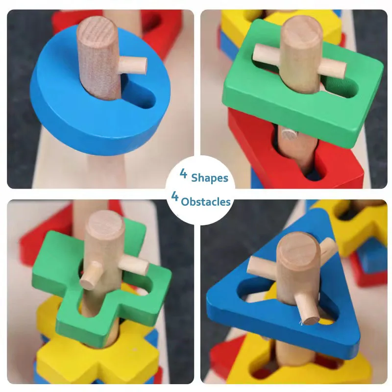 Baby Wooden Toy Early Educational Toys Wood Puzzles Sorting Stacking Shape Learning Toy For Kids
Baby Wooden Toy Early Educational Toys Wood Puzzles Sorting Stacking Shape Learning Toy For Kids