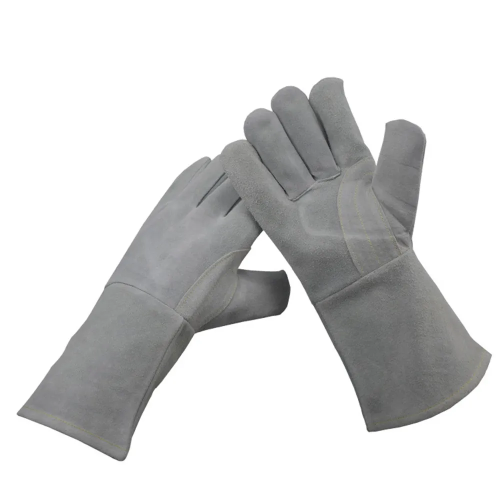 1 пара сварочных перчаток из воловьей кожи, термостойкие двухслойные рабочие перчатки для тяжелых работ, пайки, барбекю, кемпинга
1 пара сварочных перчаток из воловьей кожи, термостойкие двухслойные рабочие перчатки для тяжелых работ, пайки, барбекю, кемпинга