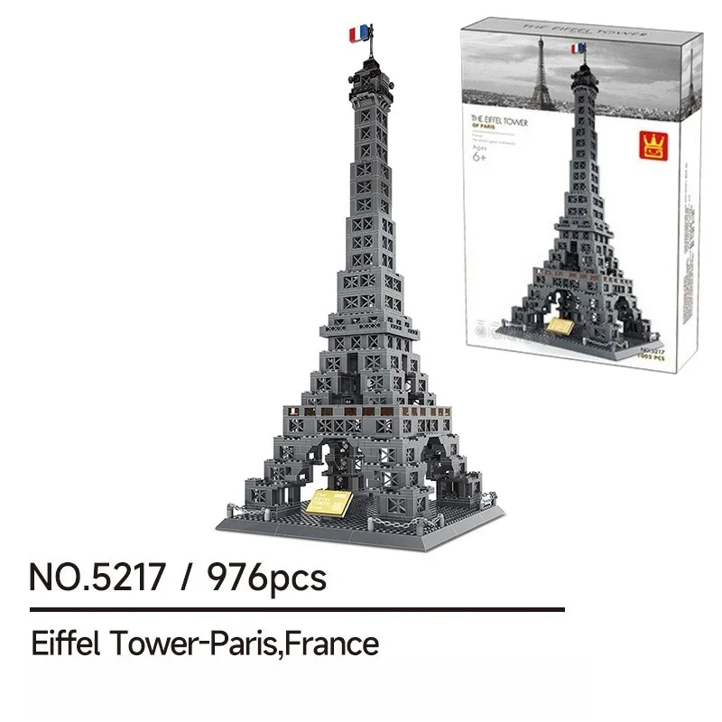 976 шт. креативные Эйфелевые башни-Париж Франция строительные блоки архитектура строительные кирпичи игрушка в подарок для взрослых детей
976 шт. креативные Эйфелевые башни-Париж Франция строительные блоки архитектура строительные кирпичи игрушка в подарок для взрослых детей