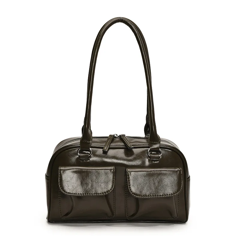 2025 Premium Women's Pillow Bowling Bag - Trendy Casual Commuter Underarm Style, Waxed Leather & Gold Hardware
2025 Premium Women's Pillow Bowling Bag - Trendy Casual Commuter Underarm Style, Waxed Leather & Gold Hardware