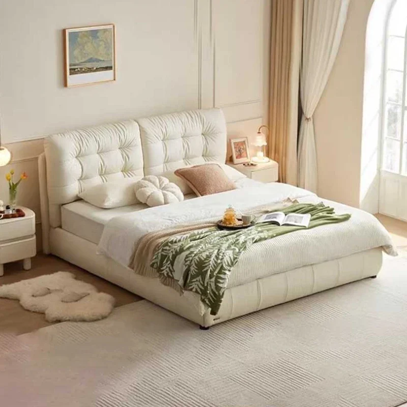 Lazy Queen Double Bed Modern White Wood High End Double Bed Frame Boys Sleeping Safe European Japanese Muebles Unique Furniture
Lazy Queen Double Bed Modern White Wood High End Double Bed Frame Boys Sleeping Safe European Japanese Muebles Unique Furniture