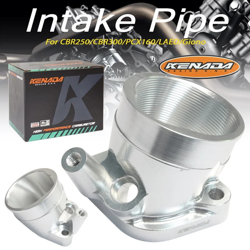 KENADA CNC Racing Intake Pipe & Throttle Body For CBR250 CBR300 PCX160 Giorno
KENADA CNC Racing Intake Pipe & Throttle Body For CBR250 CBR300 PCX160 Giorno