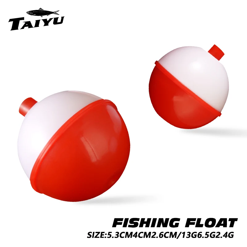 TAIYU Spherical Floats Ultrasonic Fishing Bobber Red and White Ball Plastic Floats Fishing Bobber Fishing Accessories 5
TAIYU Spherical Floats Ultrasonic Fishing Bobber Red and White Ball Plastic Floats Fishing Bobber Fishing Accessories 5