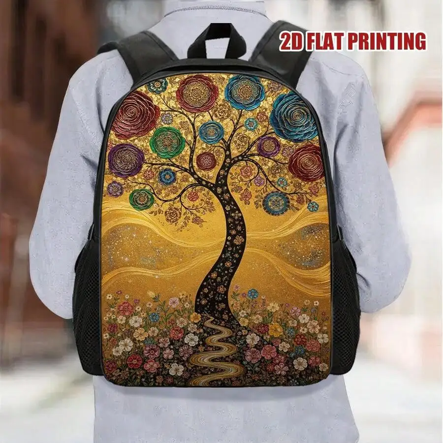 Golden Tree Floral Print Backpack Lightweight Zipper Closure Spacious For Daily Commute Travel Laptop
Golden Tree Floral Print Backpack Lightweight Zipper Closure Spacious For Daily Commute Travel Laptop