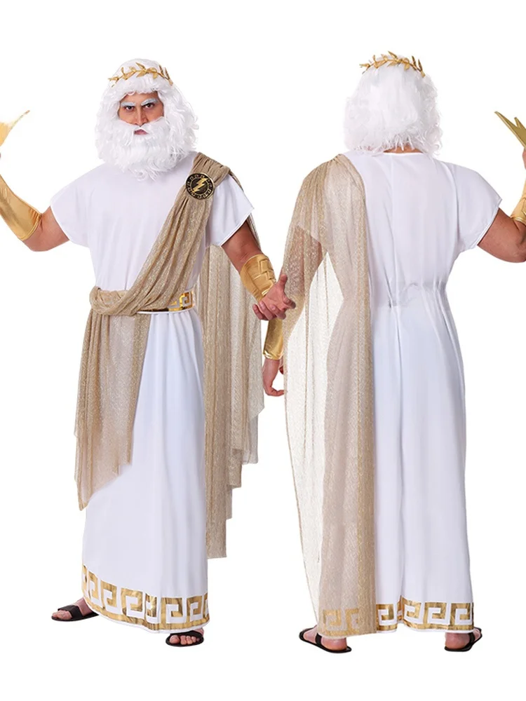 Костюм на Хэллоуин, Ролевой сценический костюм Короля Зевса, женская этническая одежда, одежда для традиционных танцев
Костюм на Хэллоуин, Ролевой сценический костюм Короля Зевса, женская этническая одежда, одежда для традиционных танцев