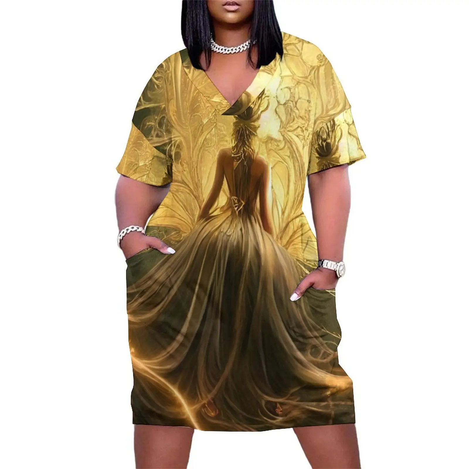 Faerie of The Golden Realm Loose Pocket Dress long sleeve dress dress women summer elegant dresses for women
Faerie of The Golden Realm Loose Pocket Dress long sleeve dress dress women summer elegant dresses for women