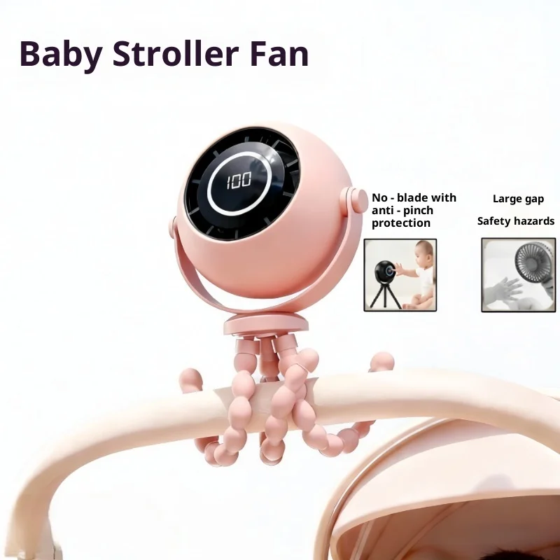 Octopus Fan Multifunctional Mini Fixable Small Fan Portable Desktop for Baby Stroller Bicycle Home Dormitory Fan Rechargeable
Octopus Fan Multifunctional Mini Fixable Small Fan Portable Desktop for Baby Stroller Bicycle Home Dormitory Fan Rechargeable