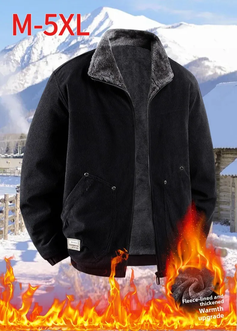 Мужская вельветовая куртка с флисовой подкладкой, утепленный теплый меховой воротник, куртка в стиле сафари с лацканами, походы, кемпинг, повседневное использование, мужская одежда
Мужская вельветовая куртка с флисовой подкладкой, утепленный теплый меховой воротник, куртка в стиле сафари с лацканами, походы, кемпинг, повседневное использование, мужская одежда