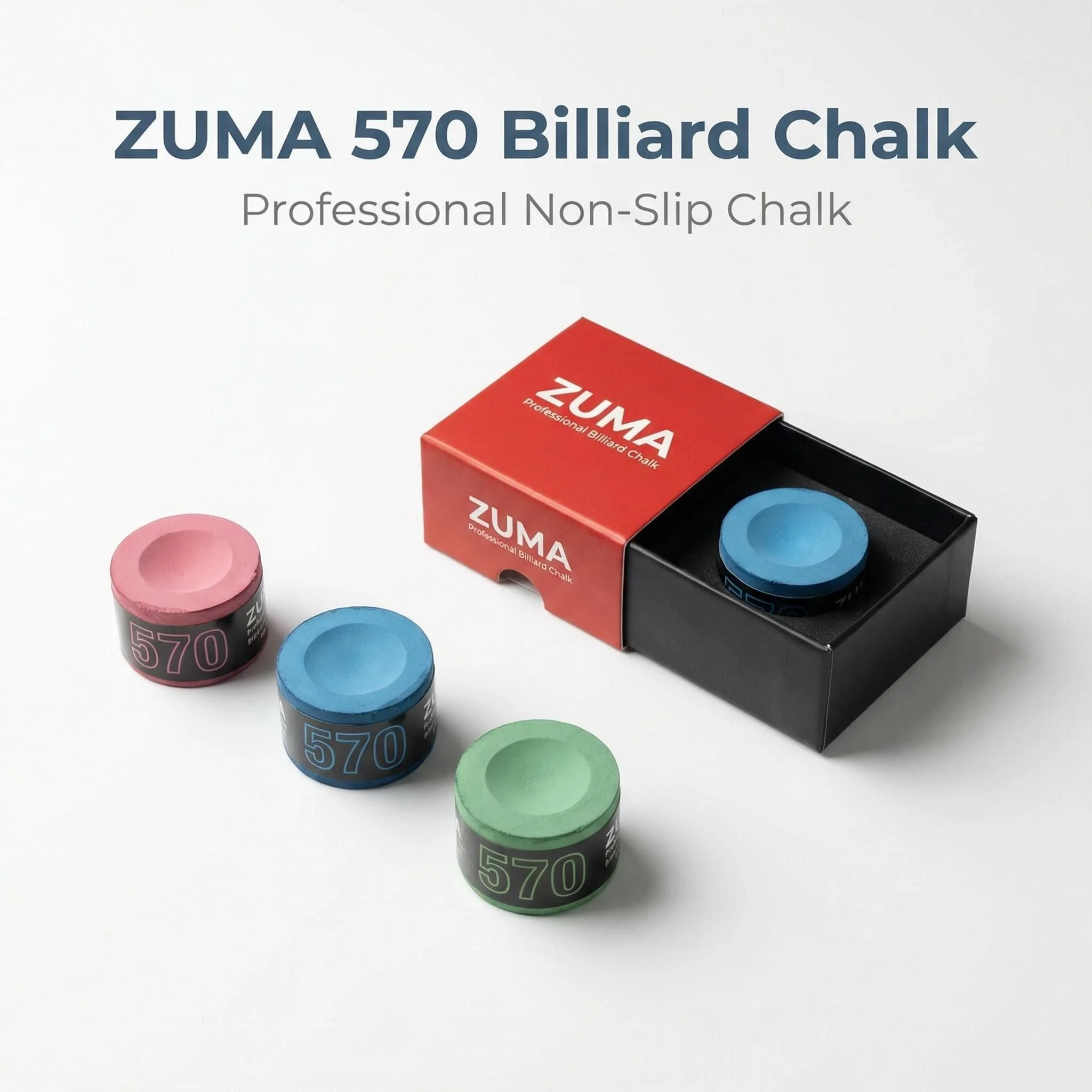 ZUMA 570 Zuma chalk Billiards Clever Pink Blue Green Pink Black Eight Snooker Nine Rod Neutral Powder Acce
ZUMA 570 Zuma chalk Billiards Clever Pink Blue Green Pink Black Eight Snooker Nine Rod Neutral Powder Acce