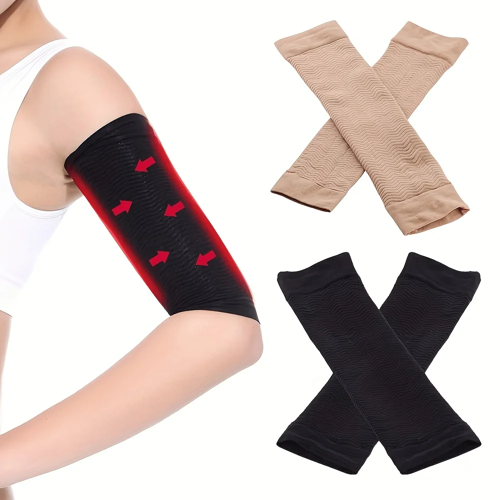 3 pairs of upper arm compression sleeves - slimming and shaping exercise training tight fitting arm sleeves
3 pairs of upper arm compression sleeves - slimming and shaping exercise training tight fitting arm sleeves