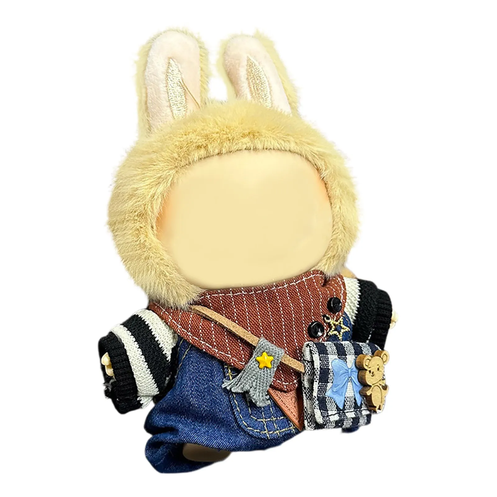 Doll Clothes Set For labububu 17cm Plush Doll AccessoriesGirl's Toys Birthday And Christmas Gifts (Doll Not Included)
Doll Clothes Set For labububu 17cm Plush Doll AccessoriesGirl's Toys Birthday And Christmas Gifts (Doll Not Included)