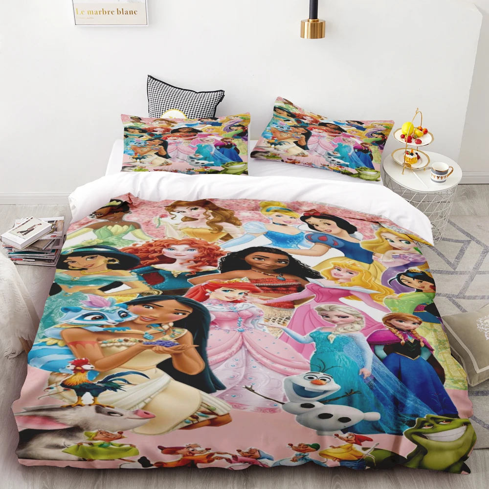 Disney Snow White Bell Princess Series Printed Bedroom Bedding Set Duvet Cover Comforte Cartoon With Pillowcase Soft comfortable
Disney Snow White Bell Princess Series Printed Bedroom Bedding Set Duvet Cover Comforte Cartoon With Pillowcase Soft comfortable
