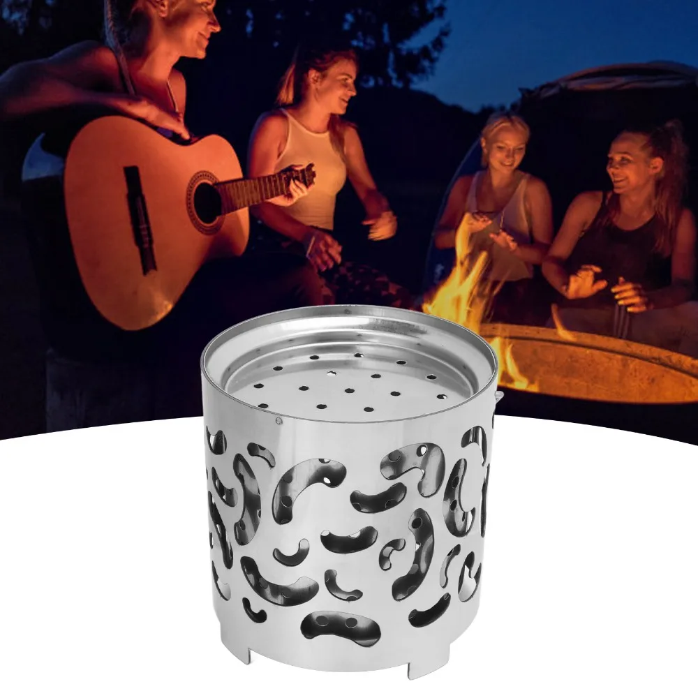Stainless Steel Camping Heater Mini Multifunctional Camping Heating Cover Portable With Handle Warming Stove Cover Hiking
Stainless Steel Camping Heater Mini Multifunctional Camping Heating Cover Portable With Handle Warming Stove Cover Hiking