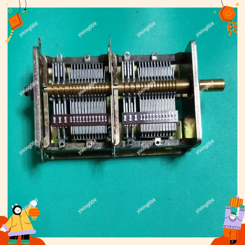 CB-2-365 Air Variable Capacitor Dual Quadruple Gang Electronic Component
CB-2-365 Air Variable Capacitor Dual Quadruple Gang Electronic Component