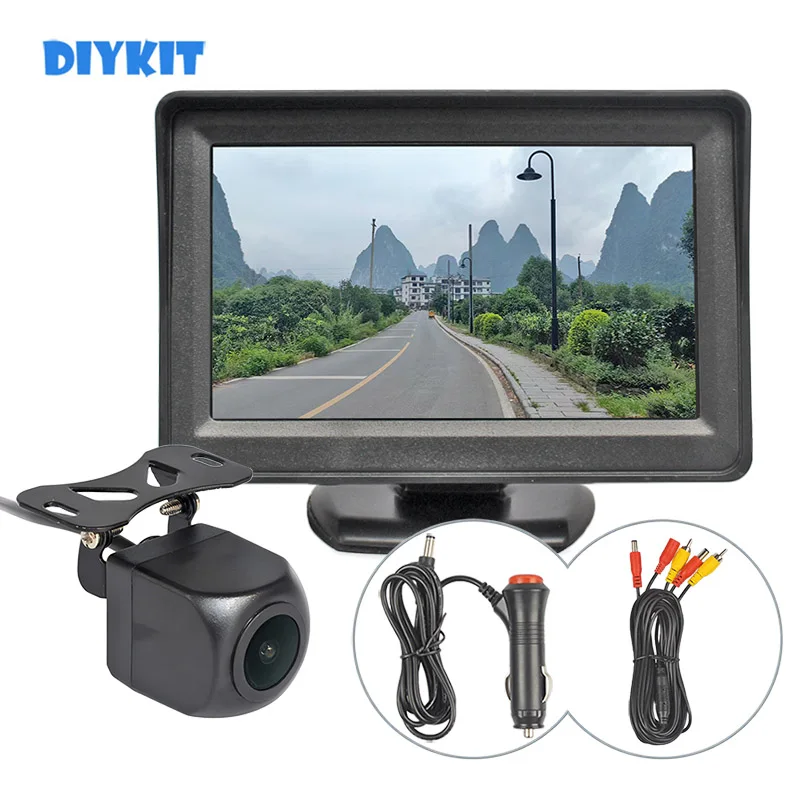 DIYKIT 4.3inch AHD IPS 800*480 Rear View Car Monitor Backup Monitor 1080P Starlight AHD Reverse Car Camera
DIYKIT 4.3inch AHD IPS 800*480 Rear View Car Monitor Backup Monitor 1080P Starlight AHD Reverse Car Camera