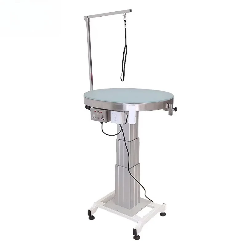 PET New Electric Lift Pet Grooming Table Adjustable and Rotatable with Built-in LED Lights Suitable for Veterinarians
PET New Electric Lift Pet Grooming Table Adjustable and Rotatable with Built-in LED Lights Suitable for Veterinarians