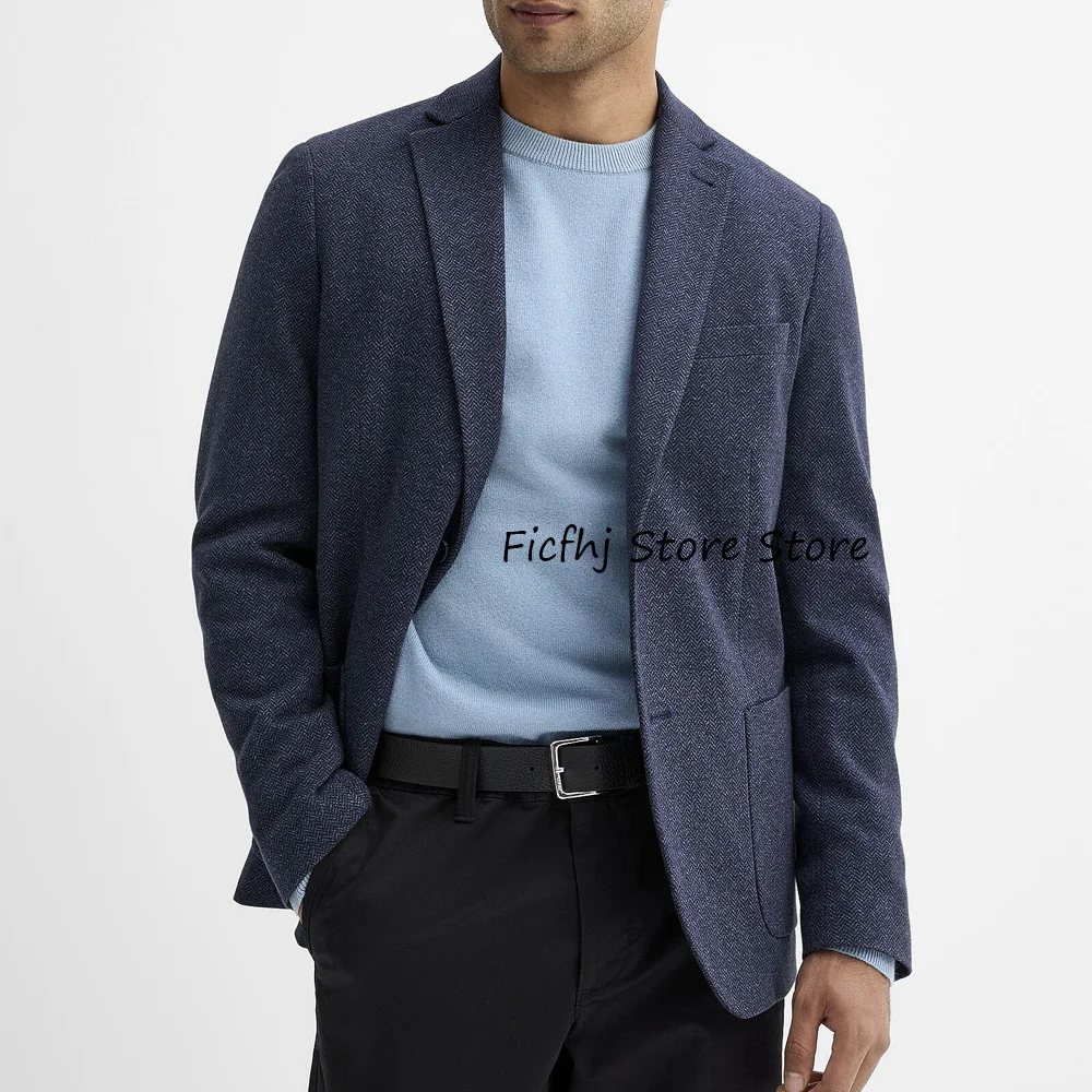 Business Man Jackets High Quality Square Pockets Fashion Suit Herringbone Fabric Men's Jacket Two Buttons Men's Social Coat
Business Man Jackets High Quality Square Pockets Fashion Suit Herringbone Fabric Men's Jacket Two Buttons Men's Social Coat