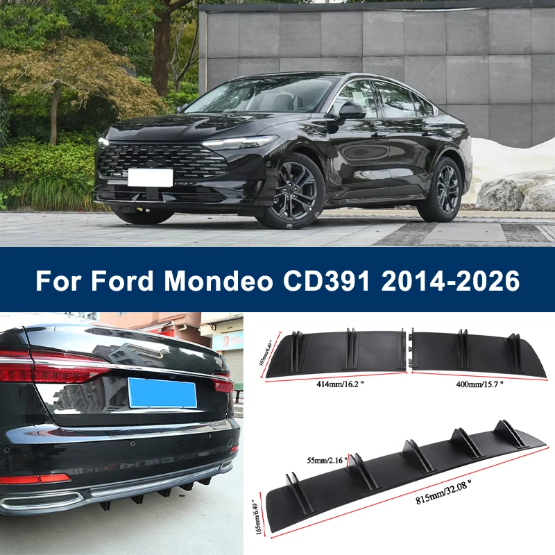 2-Segment Shark Fin Rear Diffuser For Ford Mondeo CD391 2014-2026 2015 Rear Bumper Lip Splitter Chassis Spoiler Tuning Parts
2-Segment Shark Fin Rear Diffuser For Ford Mondeo CD391 2014-2026 2015 Rear Bumper Lip Splitter Chassis Spoiler Tuning Parts